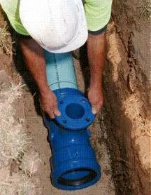 Flanged & Socketed Ductile Iron Fittings for PVC Pipe