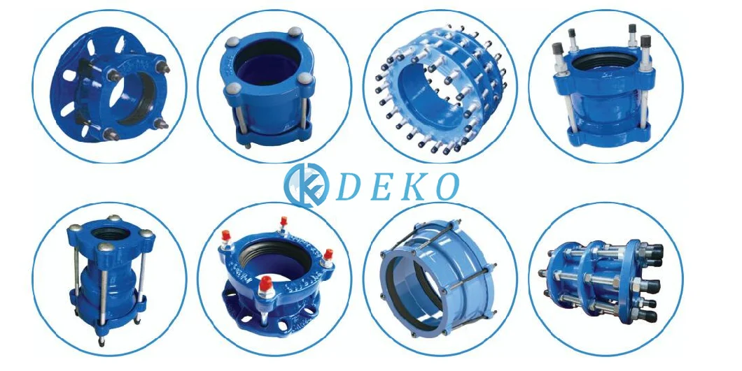 Di Fitting Ductile Cast Iron Quick Release Universal Coupling Quick Flanged Adaptor for HDPE Pipe